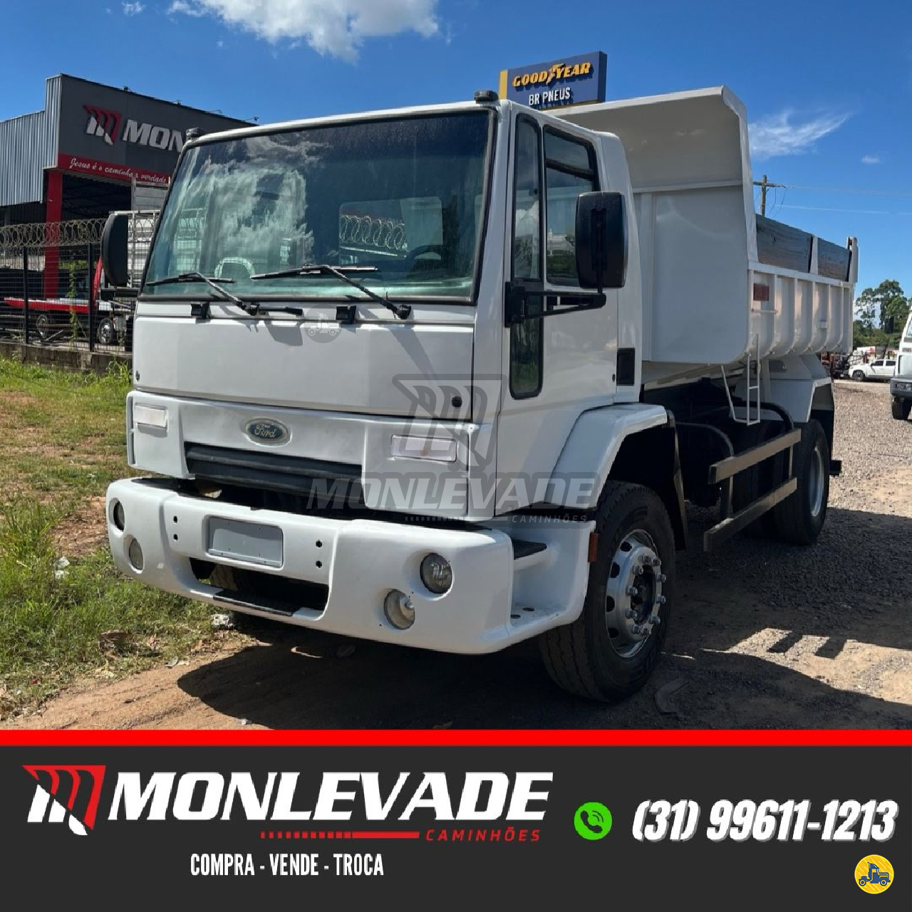 CAMINHAO FORD CARGO 1722 Caçamba Basculante Toco 4x2 Monlevade Caminhões JOAO MONLEVADE MINAS GERAIS MG